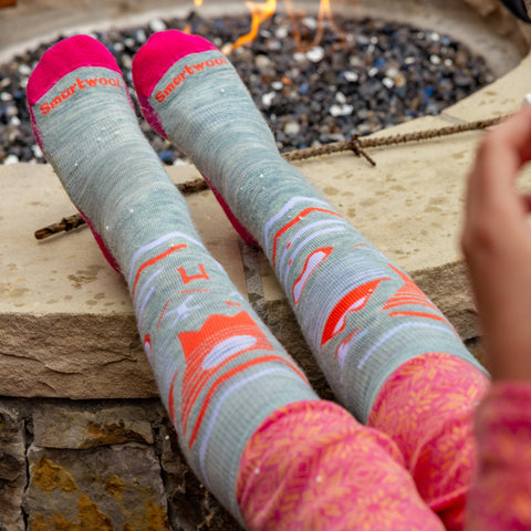 Kids' Wintersport Ski Day Over The Calf Socks