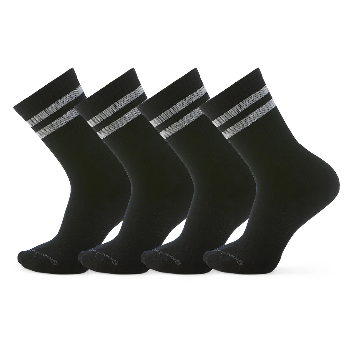Everyday Athletic Striped Crew Socks 4-Pack