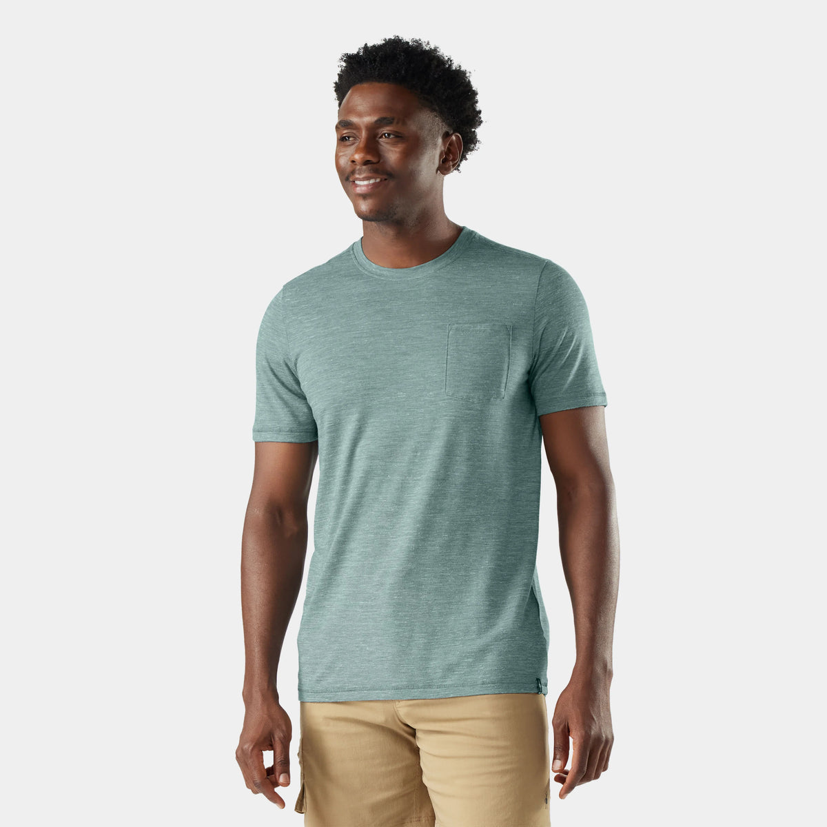 Men's Merino Hemp Blend Short Sleeve Pocket Tee