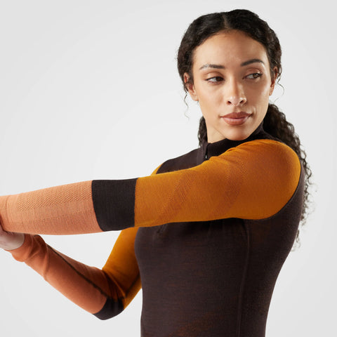 Women's Intraknit™ Thermal Merino Base Layer Colorblock 1/4 Zip