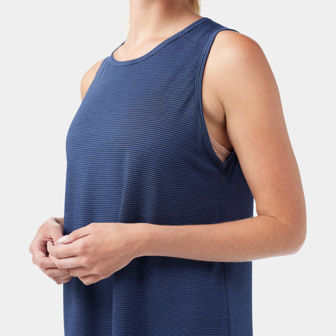 Women's Active Mesh High Neck Tank