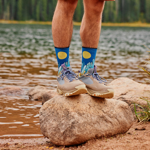 Hike Mountain Myth Print Crew Socks