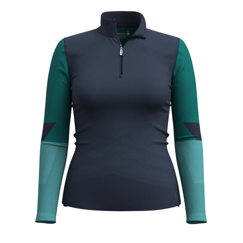 Women's Intraknit™ Thermal Merino Base Layer Colorblock 1/4 Zip