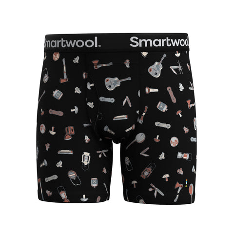 Men's Merino Print Boxer Brief