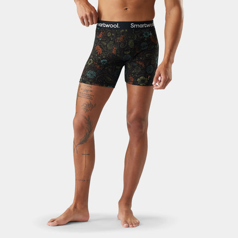 Men's Merino Print Boxer Brief