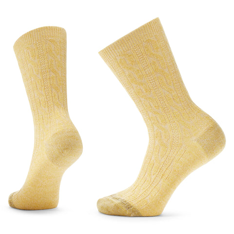 Women's Everyday Cable Crew Socks