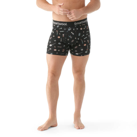 Men's Merino Print Boxer Brief
