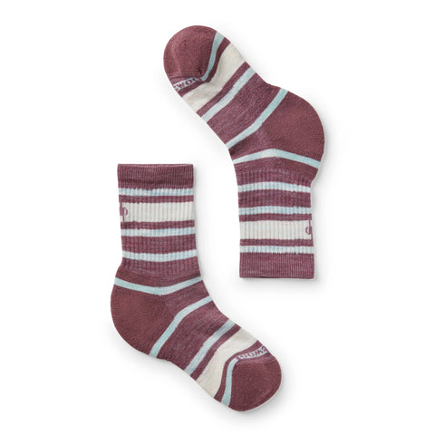 Kids' Hike Striped Crew Socks