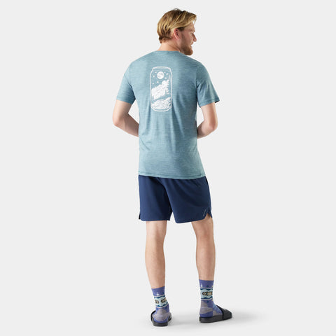 Men's Merino Hemp Blend Peak Pints Short Sleeve Graphic Tee