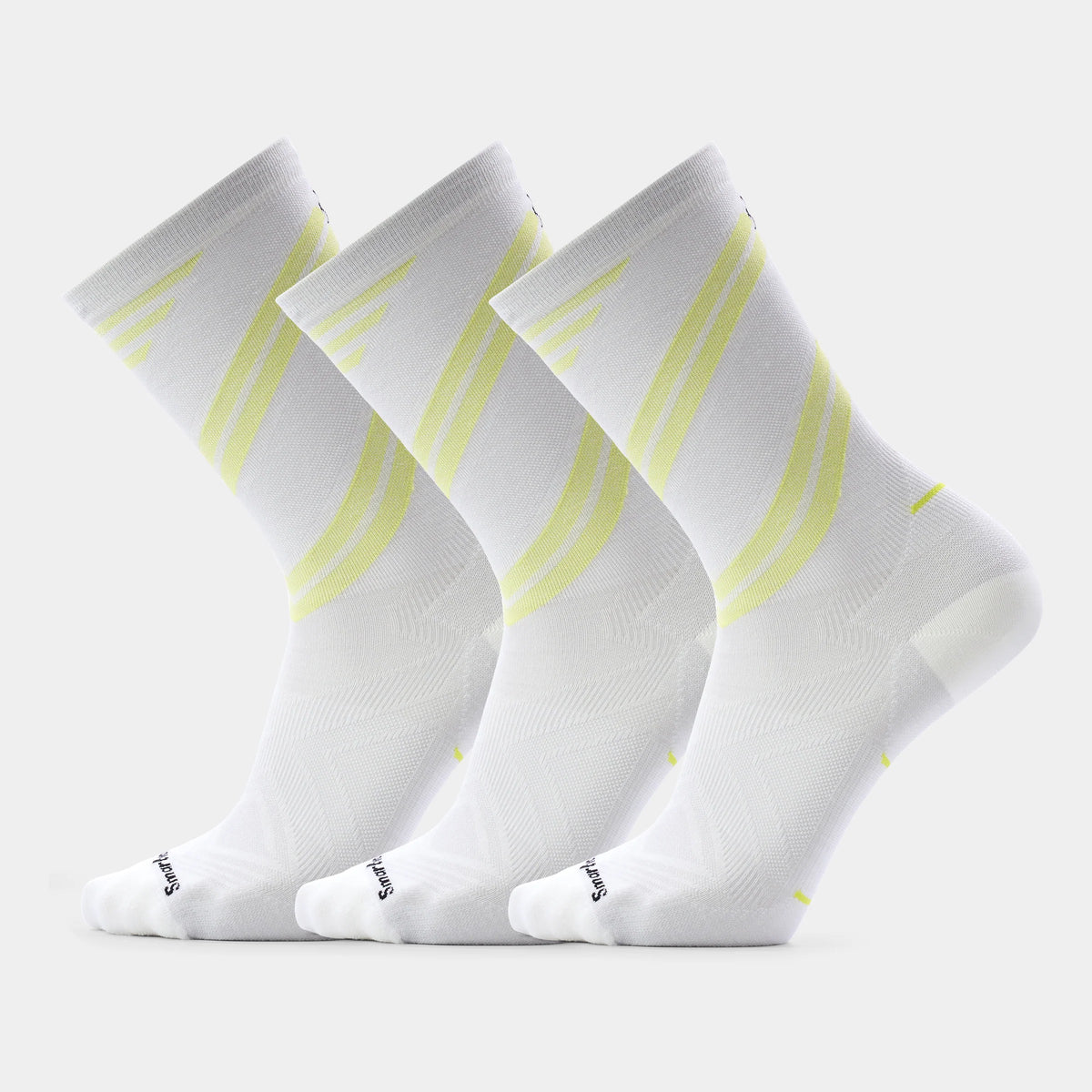 Run Pattern Crew Socks 3-Pack