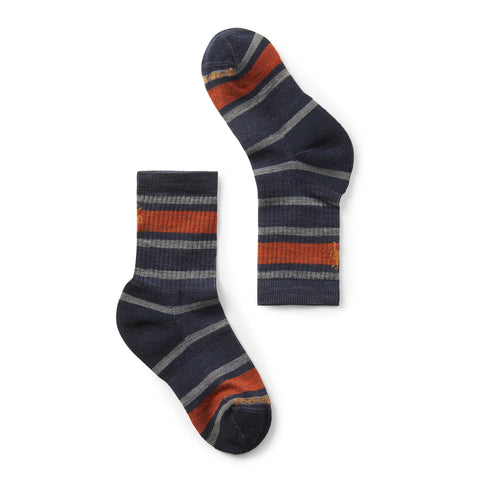 Kids' Hike Striped Crew Socks