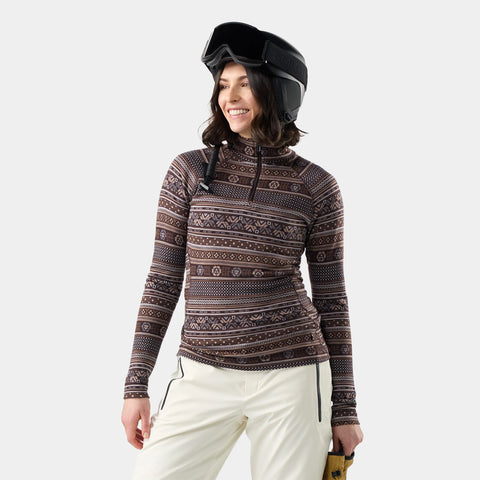 Women's Classic Thermal Merino Base Layer 1/4 Zip